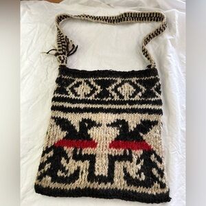 Wool‎ Woven Handmade Shoulder Bag Eagles